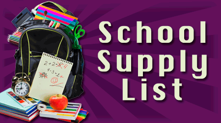 School Supply List 22-23