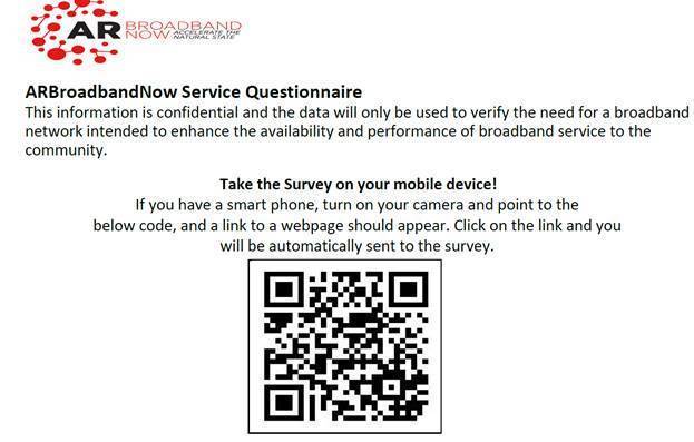 ARBroadbandNow Service Questionnaire