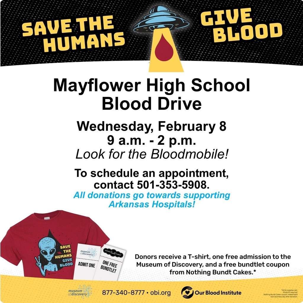 Mayflower High School Blood Drive
